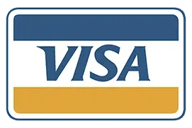 Image of a Visa credit card logo, representing payment options for EcoStar Garage Doors in Kansas City, offering reliable garage door services.