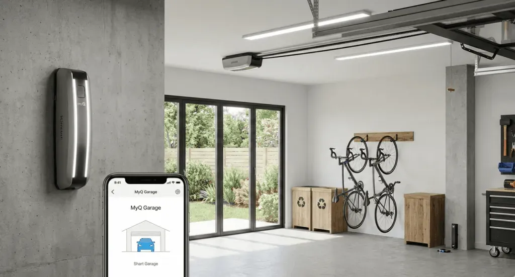 modern smart garage door opener